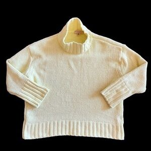 Philosophy high neck pullover for women oversized style